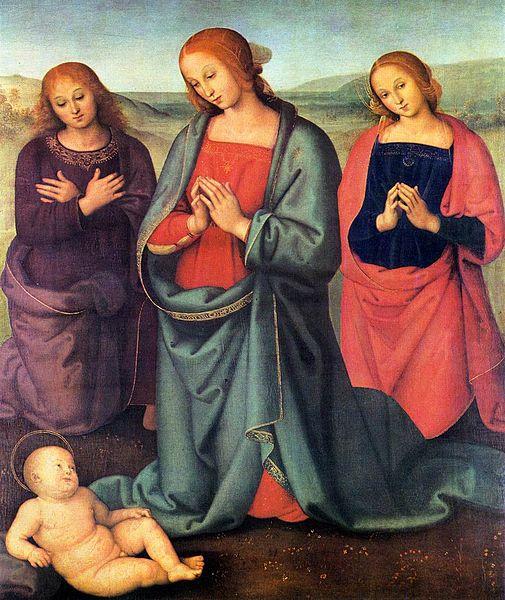 Pietro Perugino Madonna with Saints Adoring the Child china oil painting image